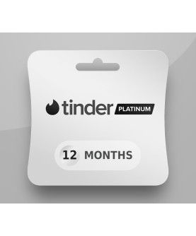 Tinder Platinum - 12 Month Subscription NO Android Key EUROPE